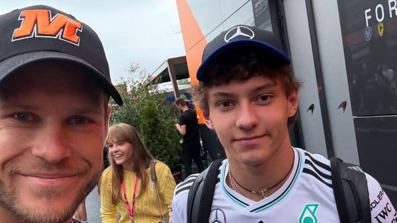 Az olimpiai ezüstérmes kajakos is tiszteletét tette a Hungaroring versenypályáján.