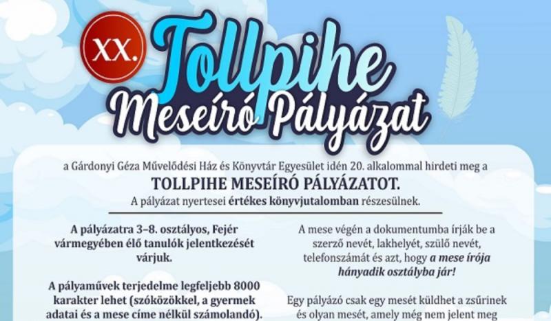 **Tollpihe Meseíró Pályázat**

Kedves Mesélők és Álmodozók!

Örömmel hirdetjük meg a 